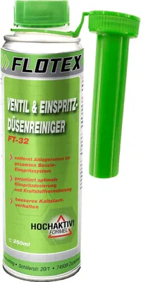 Produktbild von Flotex Ventil & Einspritzdüsenreiniger, 250ml reinigt Benzin Einspritzsystem