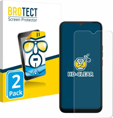 A product package for screen protectors, with a smartphone and a screen protector shown.