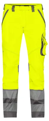 Obrázok produktu pre Strečové nohavice s vysokým pásom, NEON YELLOW/CEMENT GREY, veľkosť 46