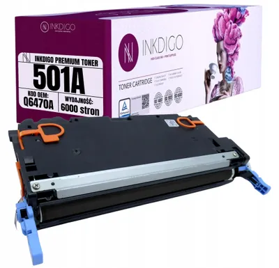 Produktbild von Inkdigo Toner Q6470A für HP Color LaserJet 3600, 3600DN, 3600N, 3800 – Schwarz, 6000 Seiten,