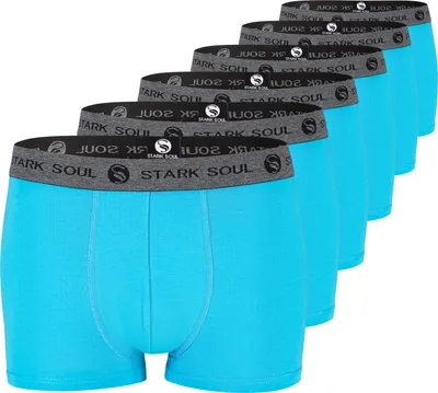 Produktbild von Stark Soul® Boxershorts 6'er Pack - Hipster Shorts – Türkis - Gr: XL