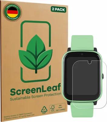 Produktbild von 2x ScreenLeaf Schutzfolie für One2Track Connect NEXT nachhaltiger Displayschutz Display Schutz Folie Klar Transparent