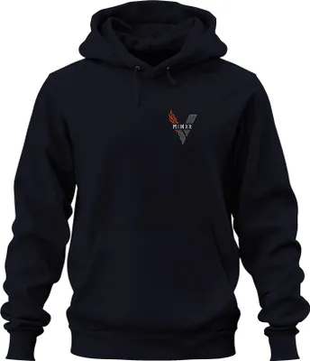 Produktbild von Wikinger Runen Nordisches Symbol Keltischer Knoten rot Mystik Uni Hoodie Kapuzenpullover, Navy, XL