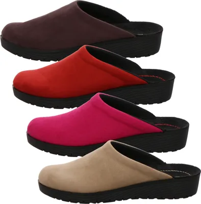 Produktbild von Rohde Damen Pantoffel Hausschuh Roma 4320, Größe:42 EU, Farbe:Violett