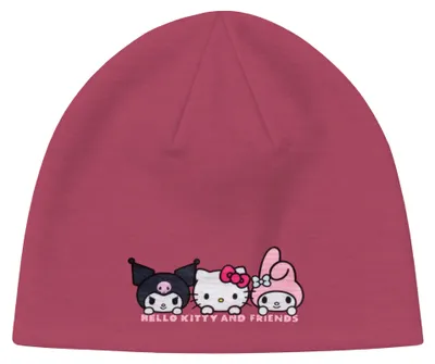 Produktbild von Hello Kitty Beanie für Mädchen - Friends Kinder Übergangsmütze Mütze Pink