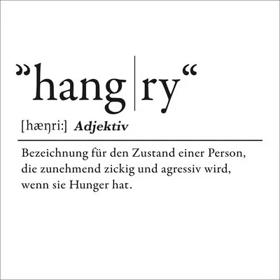 Produktbild von Glasbild Hangry GLA2728 20x20 cm