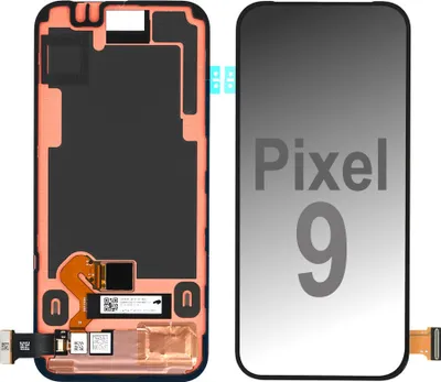 Produktbild von Original OLED Display Touchscreen Bildschirm inkl. FingerSensor Schwarz für Google Pixel 9 G2YBB, GUR25, G1B60 & Werkzeug