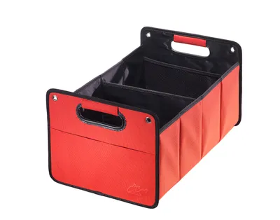 Immagine prodotto di CB Präsentwerbung GmbH 
CBag rosso - Borsa da bagagliaio in poliestere con fondo rigido - Contenitore pieghevole, contenitore da bagagliaio, contenitore pieghevole, organizer, contenitore per auto, borsa, auto, bagagliaio, accessori (rosso)