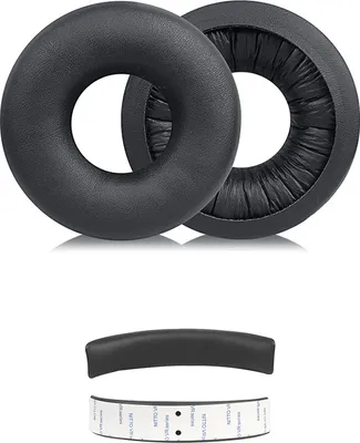 Produktbild von INF Ersatz-Ohrpolster für Sony WH-CH520 Kopfhörer - Proteinleder Schwarz