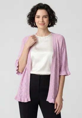 Produktbild von CHANCERY damen strickjacke - lila, XL