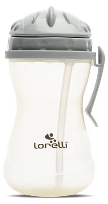 Produktbild von Lorelli Sport Bottle with Handle 360 ml Kinder Trinkflasche mit Strohhalm Griff auslaufsicher BPA frei ab 12+ Monaten