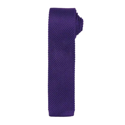 Image de Cravate homme Premier avec motif tricoté RW5241 (taille unique) (Violet)
