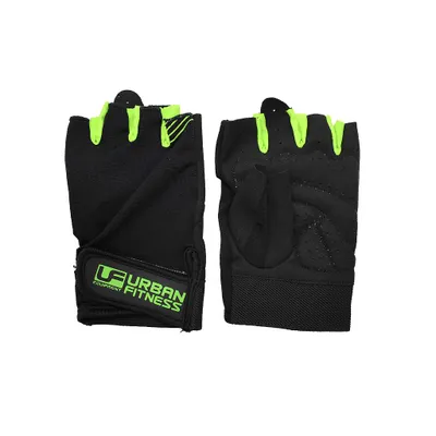 Produktbild von Urban Fitness Trainingshandschuhe schwarz grün Größe S Fitness