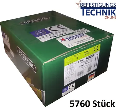 Produktbild von Prebena Klammern WD-44CRF 44mm rostfrei 4C-WD75 Makita AT2550A Haubold BK 2544 PN 2550 KL-54 5,76M P