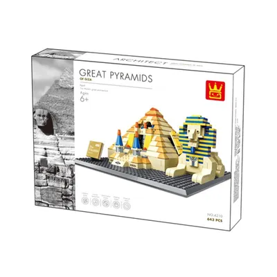 Produktbild von WANGE The Pyramids of Giza, Bausatz, 6 Jahr(e), ABS, 624 Stück(e)