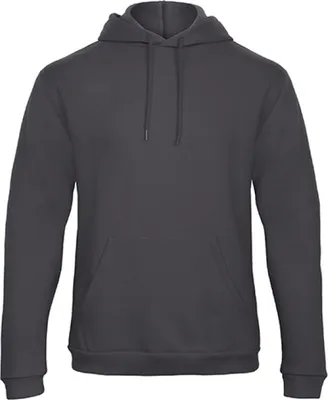 Produktbild von B&C WUI24 | Herren Hooded Sweatshirt / Kängurutasche - Farbe: Anthracite - Größe: M