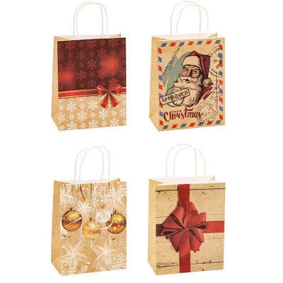 Imagen del producto de TSI 88011-SG 12 Bolsas de regalo, colección navideña, diseño 4