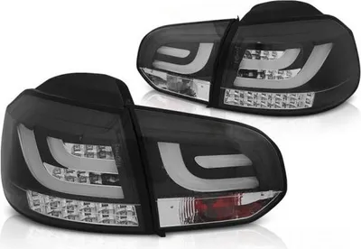 Produktbild von LED Lightbar Rückleuchten passend für VW Golf 6 (VI) Bj. 08-12 Schwarz