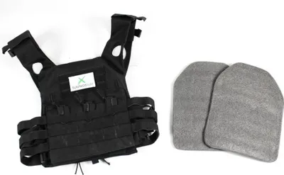 Immagine prodotto di SLAVIKOSWAY gilet di peso NERO incl. manichino paintball allenamento calisthenics