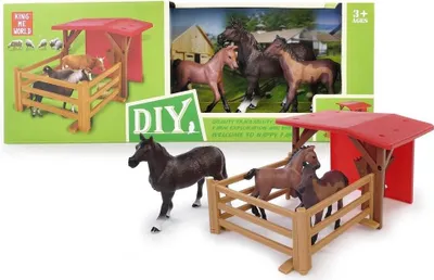 Zdjęcie produktu dla Figurki koników z zagrodą - Artyk