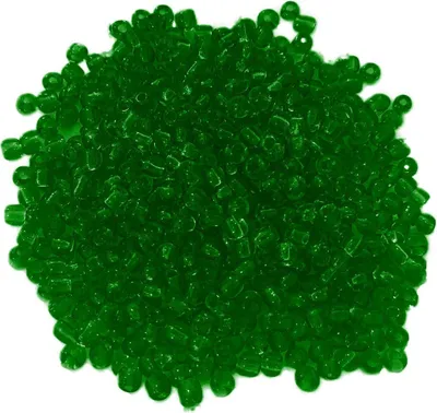 Produktbild von Glasperlen - Typ 'Rocailles' - 1000 Stück - 1,9 mm - Grünbraun