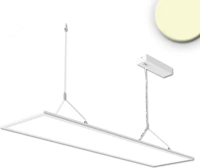 Produktbild von ISOLED LED Office Hängeleuchte Up+Down, 20+20W, 30x120cm, weiß, UGR<19, 3000K, dimmbar