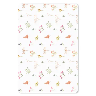 Produktbild von MuchoWow® Mauspad Mousepad Blumen - Pastell - Muster 40x60 cm - Mousepads - Maus Mat - Pad - Mausunterlage - Schreibtisch Accesoire