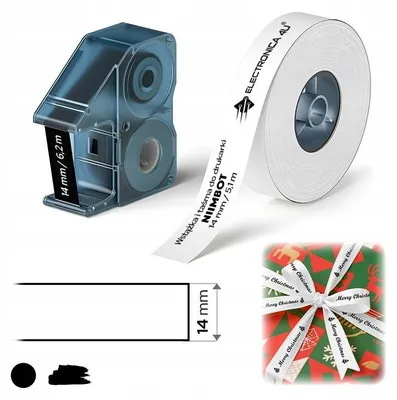 Image de Ruban et ruban transfert thermique pour imprimante Niimbot B18 N1