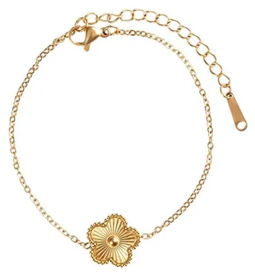 Produktbild von Vergoldetes Damenarmband mit Blume EWB250182G