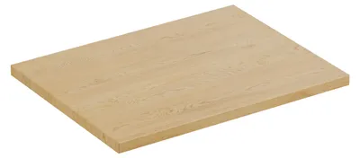 Image de Meuble de salle de bain de 60 cm, imitation chêne Cremona, en MDF, à encastrer sous un lavabo sur plan