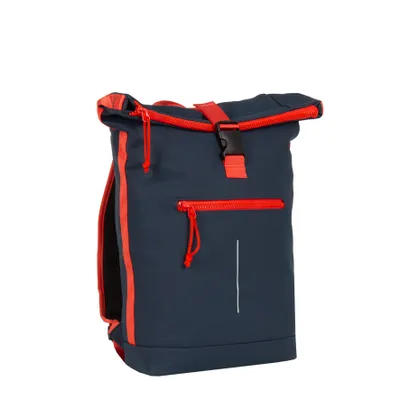 Produktbild von New Rebels Tim Navy Red Rol Rucksack 16 l