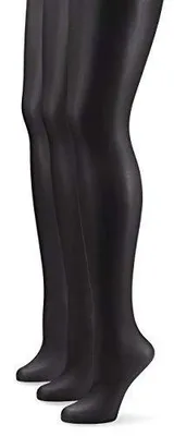 Produktbild von Nur Die 3er Pack Transparent 15 DEN Fein-Strumpfhose seidig glänzende Optik Komf