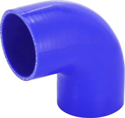 Produktbild von Silikonschlauch Auto 90 Grad Ladeluftkuehler 70mm 2.75" Innendurchm. Schlauchkupplung Ladeluftkuehlerrohr Blau