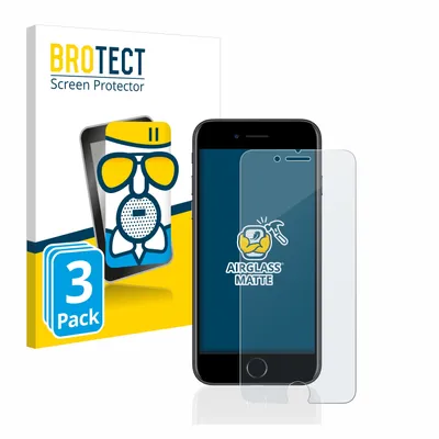 Produktbild von 3x BROTECT Entspiegelungs Schutzglas für Apple iPhone 7 / 8 Schutzfolie Panzer Folie Glas Display Schutz matt