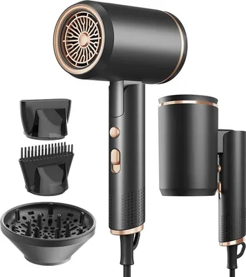 Produktbild von MODFU Haartrockner, Haartrockner mit Ionen-Technologie, Schnelles Trocknen, Glanz & Pflege, Ergonomisch, Ideal für Zuhause