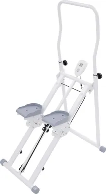 Obrázek produktu pro Stepper - schodišťový stepper - skládací - nastavitelný - pro domácí trénink - přenosný - bílý