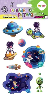 Obrázok produktu pre Umývateľné tetovanie Cosmos Happy Color
