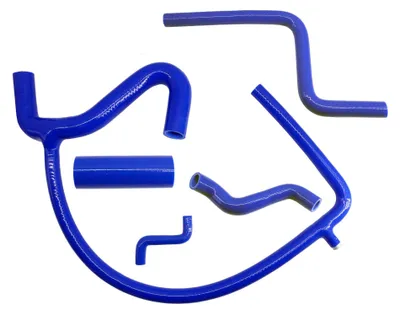 Productafbeelding van Siliconen slangset voor autokoeler, blauw