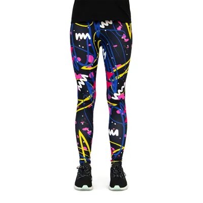 Produktbild von cosey - Neon Line Leggings (Einheitsgröße) - Design Pop Scribble