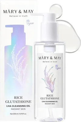 Immagine prodotto di Mary&May Rice Glutathione LHA Cleansing Oil 200 ml - olio struccante