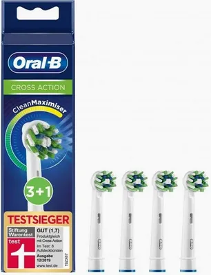 Produktbild von Oral-B Aufsteckbürsten Cross Action Normal 3+1