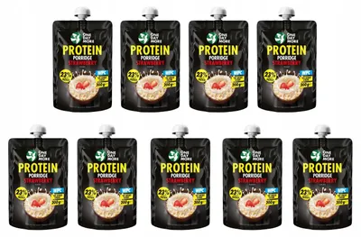 Produktbild von OneDayMore | Protein Porridge To Go 9x200g | Erdbeere ohne Zuckerzusatz hoher Eiweißgehalt