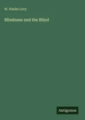 Produktbild von Blindness and the Blind