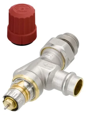 Produktbild von DANFOSS Ventilgehäuse RA-N 15 UK Axial Pressfit R 1/2"