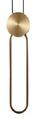 Zdjęcie produktu dla Elyptica - Nowoczesna Lampa LED Wisząca 48cm