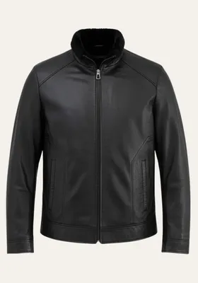 Produktbild von Lammfelljacke Kevin Schwarz - Größe: 3XL