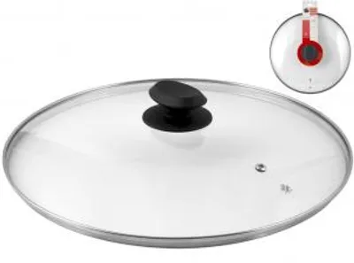 Immagine prodotto di HOMe Coperchio In Vetro Bordo Inox Cm38