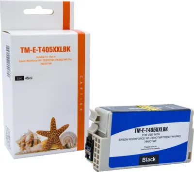 Produktbild von black Tinte/Tintenpatrone 4.2-C13T02J14010 kompatibel mit Epson C13T02J14010 [ 405 XXL ]  Seiten: 2.200