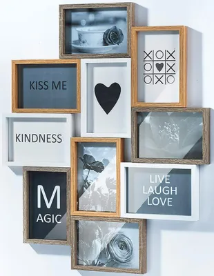 Produktbild von Lockardi Bilderrahmen Bilderhalter Collage HEART für 10 Bilder