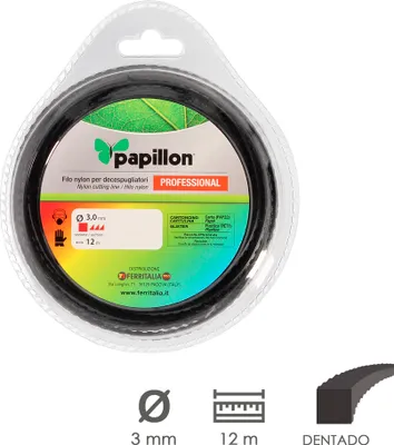 Obrázok produktu pre Profesionálne pletené štvorcové nylonové skrútené nylonové vlákno Ø 3,0 mm. Rolka 12 metrov